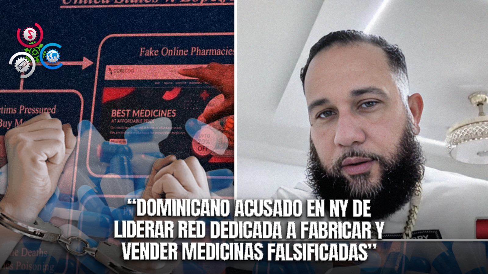 Arrestan En Moca A Dominicano Que Lideraba Red De Venta De Medicamentos Falsos En EE.UU