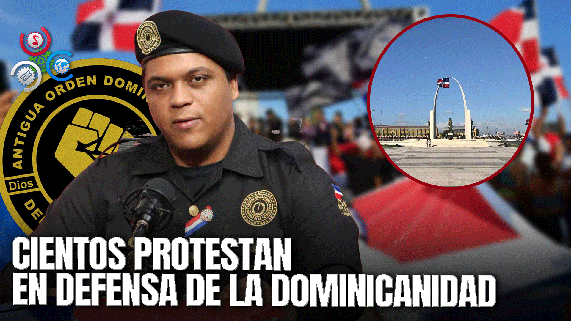 Dominicanos Se Reúnen En Plaza De La Bandera En Reclamo De Un Control Migratorio Efectivo