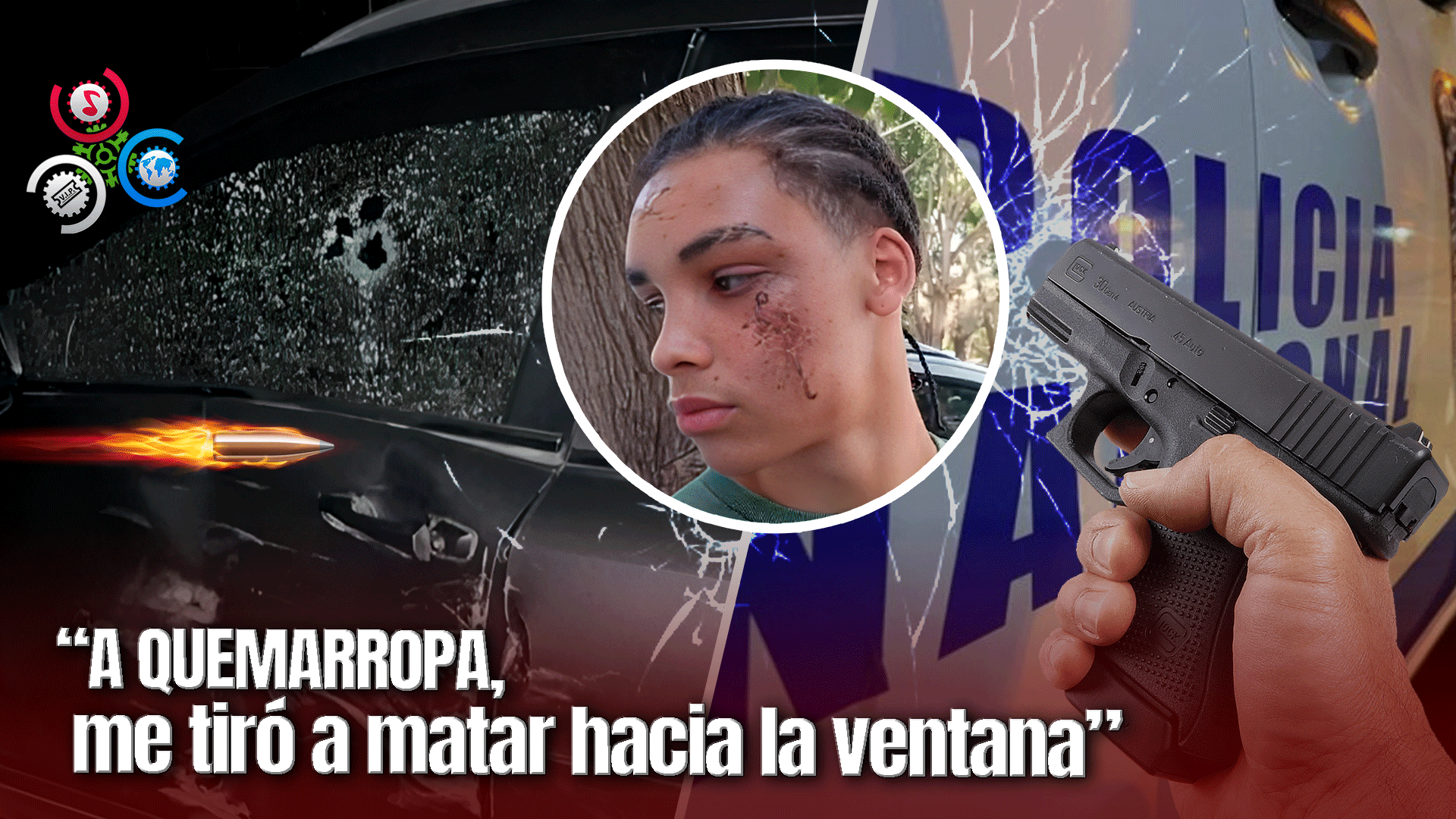 Joven Denuncia Que Agentes De La PN Le Propinaron Brutal Golpiza Y Herido De Bala En Santiago