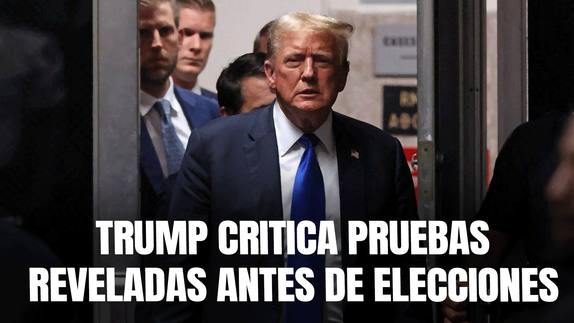 Trump Cuestiona Publicación De Pruebas En Su Contra A Un Mes De Las Elecciones