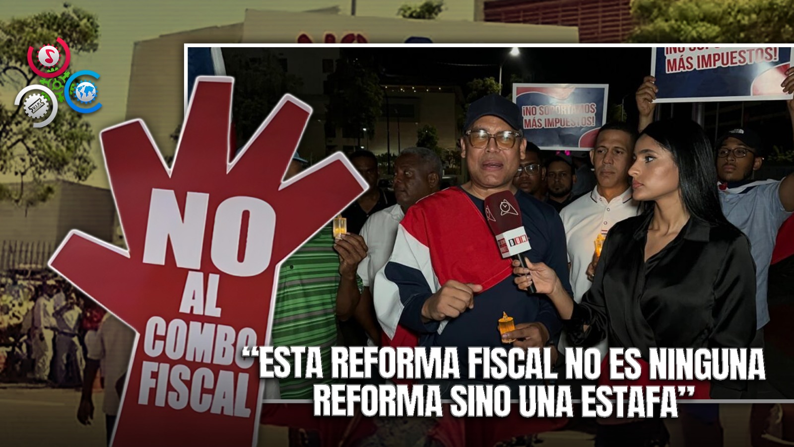 Campamento De Manifestantes Frente Al Congreso En Rechazo A La Reforma Fiscal