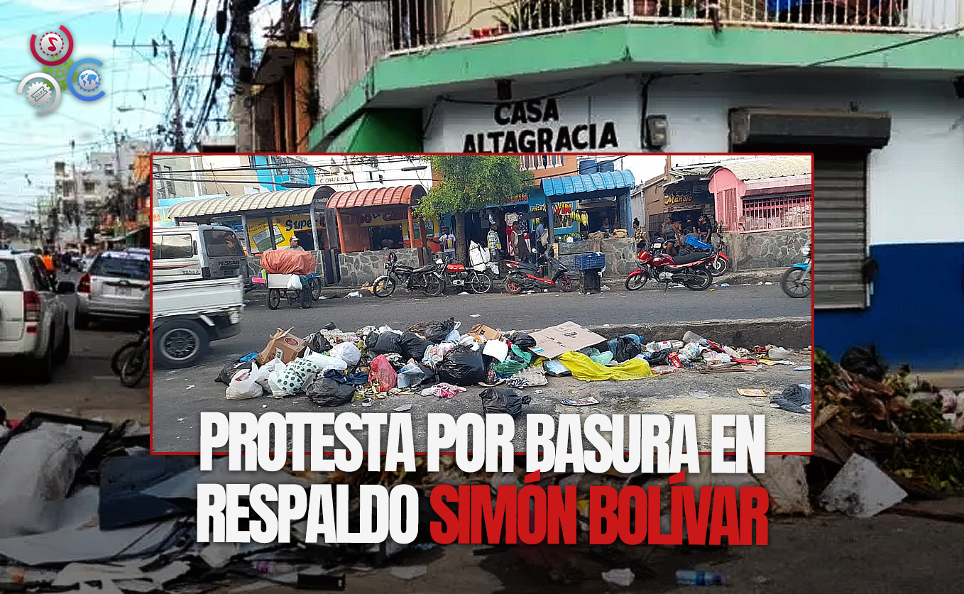 Vecinos Protestan Por Falta De Recogida De Basura En La Calle Respaldo Simón Bolívar