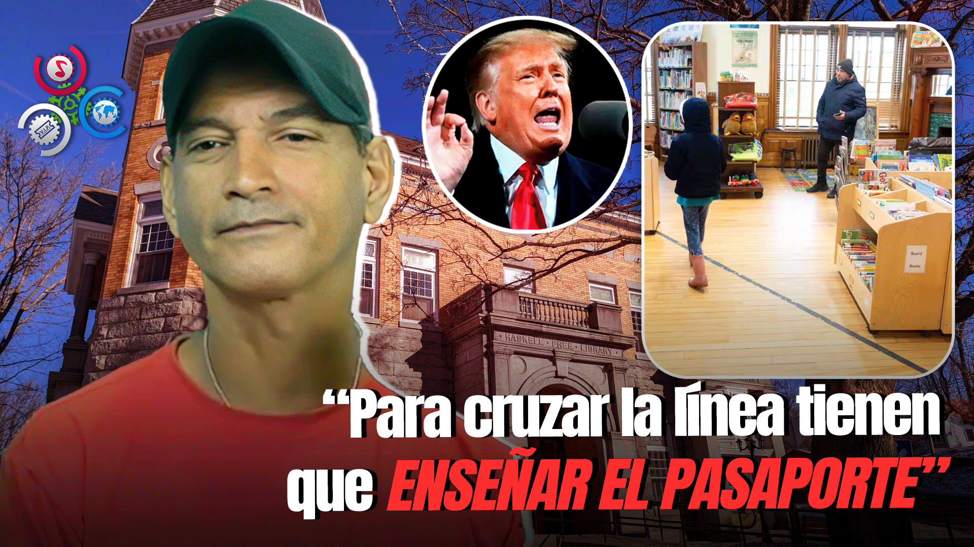 José Laluz Critica A Trump Por Dividir Una Biblioteca Ubicada Entre EE.UU Y Canadá