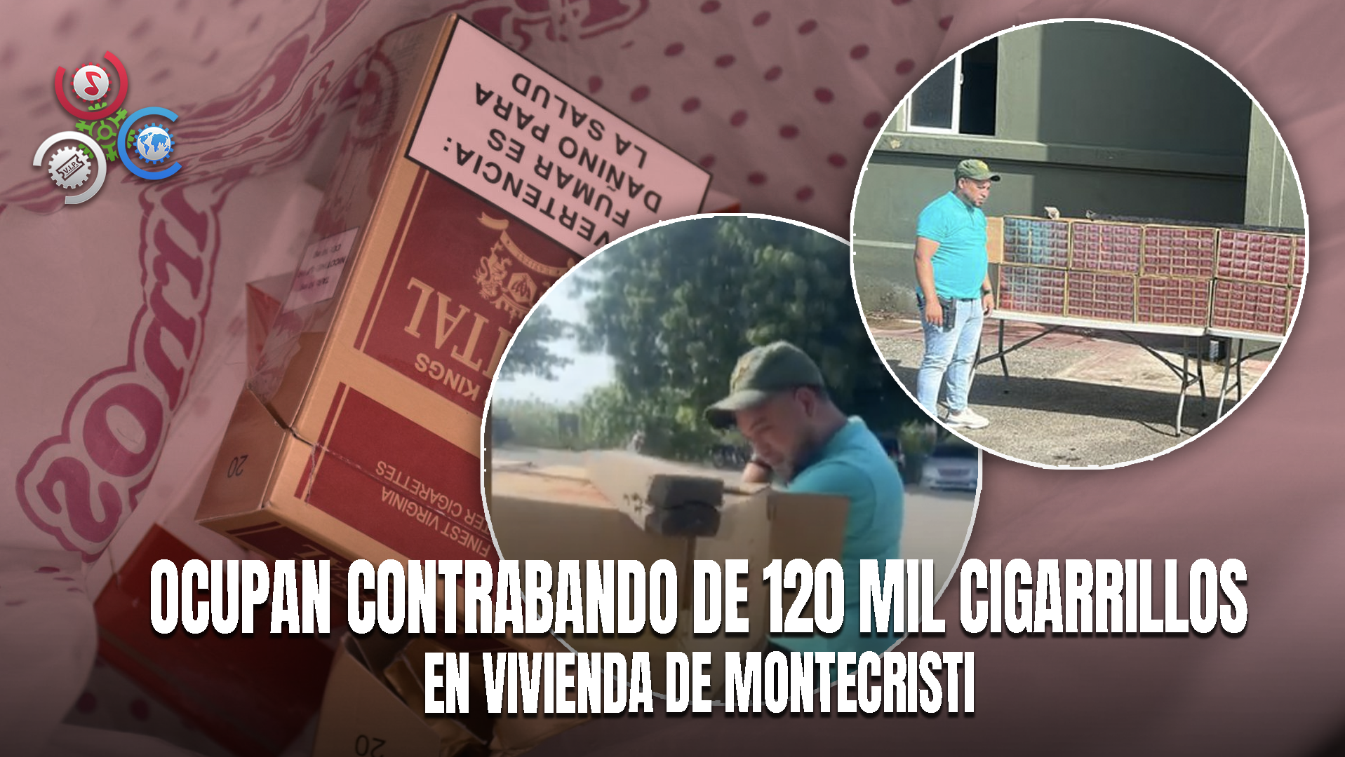 Ejército Ocupa 120 Mil Cigarrillos De Contrabando En El Patio De Una Casa De Montecristi