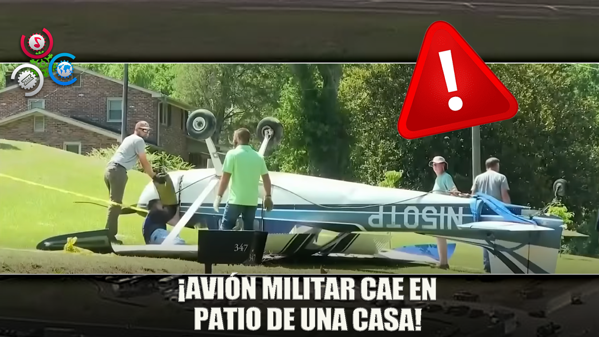 Avión Aterriza En El Patio De Una Casa En Carolina Del Sur