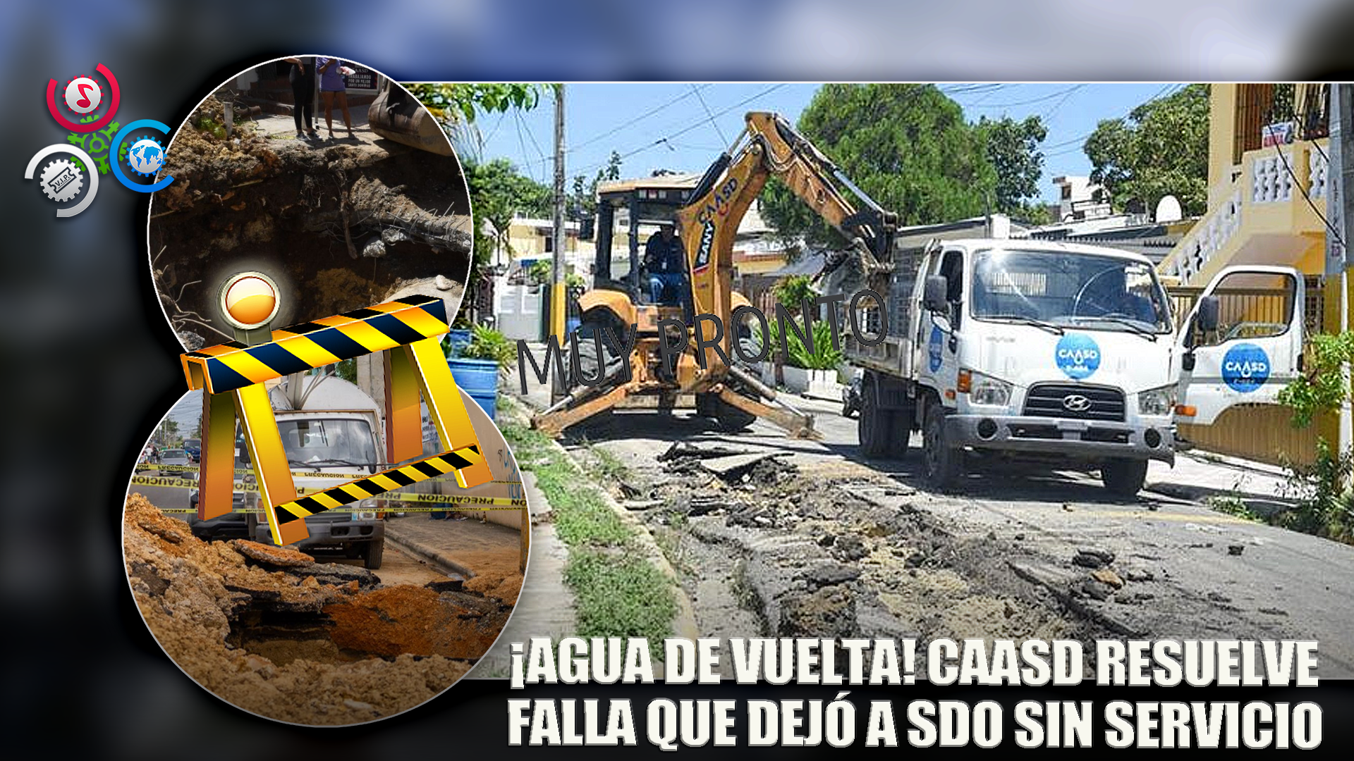 CAASD Corrige Falla Que Afecta Agua En SDO
