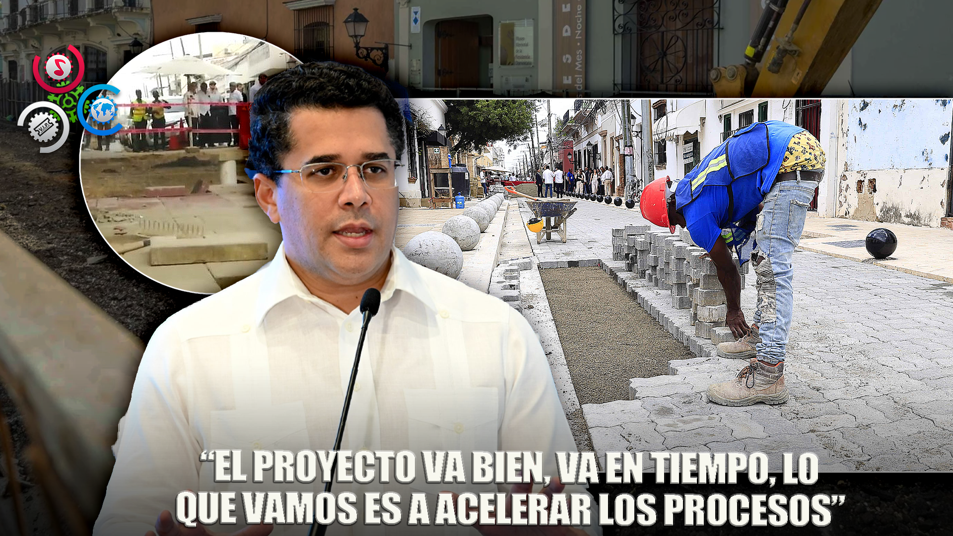 Collado Exige A Contratistas Agilizar Obras En La Ciudad Colonial