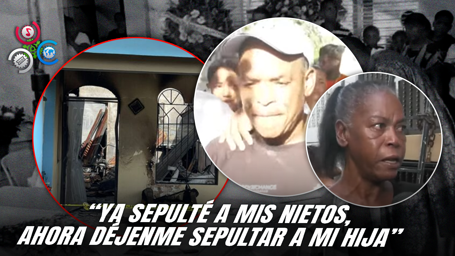 Entre Lágrimas, Entierran Restos De Familia Calcinada En Tamboril