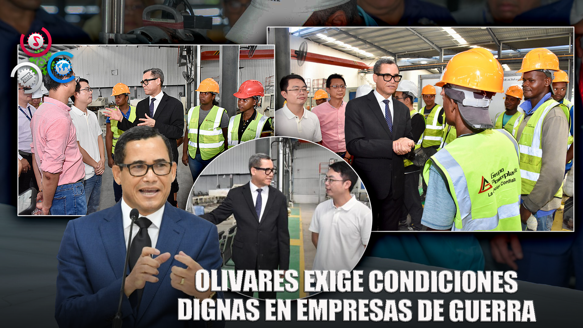Ministro De Trabajo Supervisa Empresas De Guerra