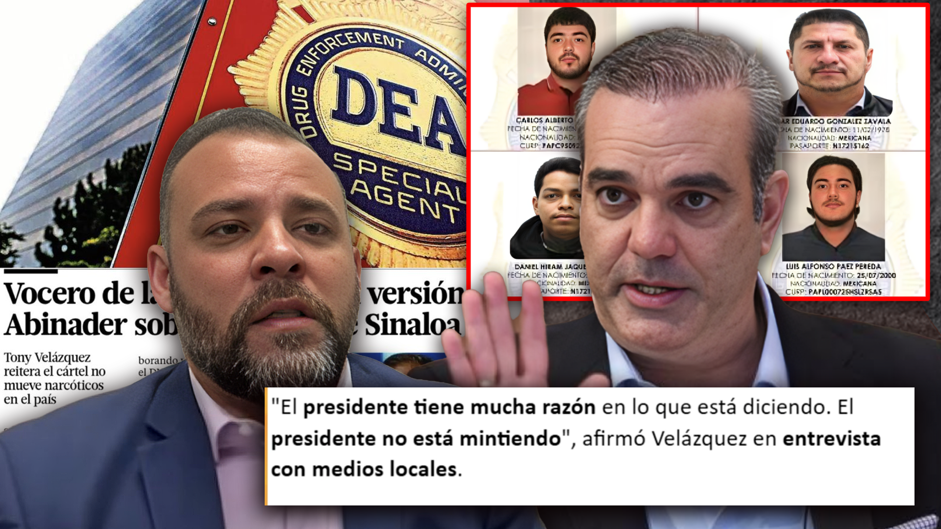 DEA Confirma Versión De Abinader: “No Hay Cártel De Sinaloa Operando En RD”