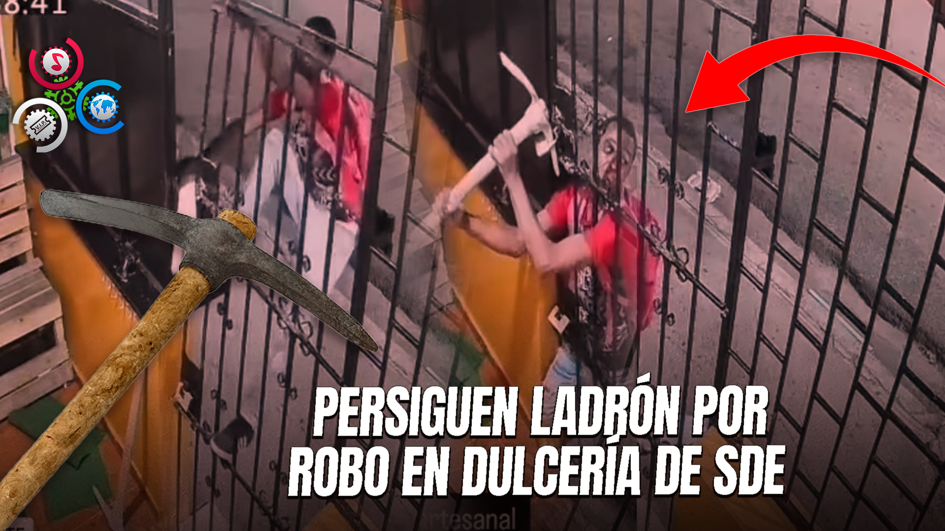 Delincuente Entra Armado Con Pico A Dulcería En Santo Domingo Este