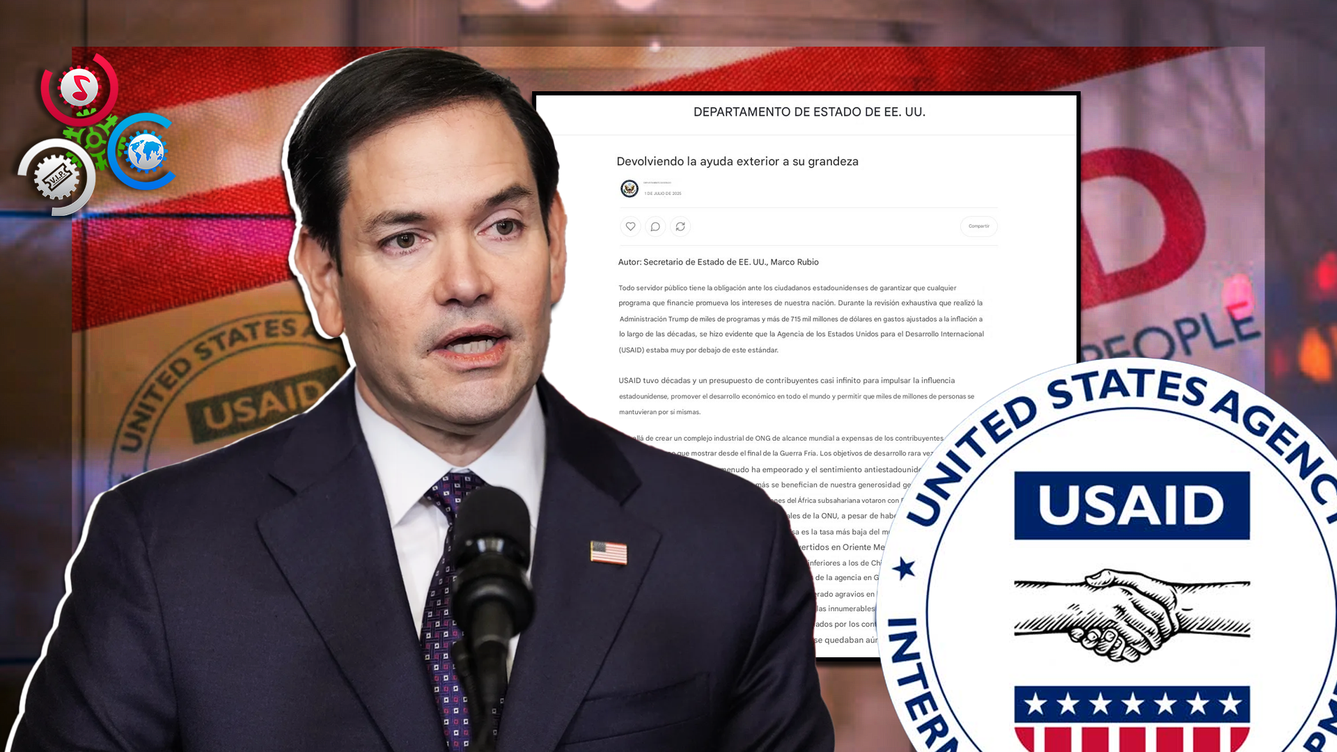EE. UU. Elimina La USAID: Marco Rubio Anuncia Fin De Agencia De Ayuda Exterior
