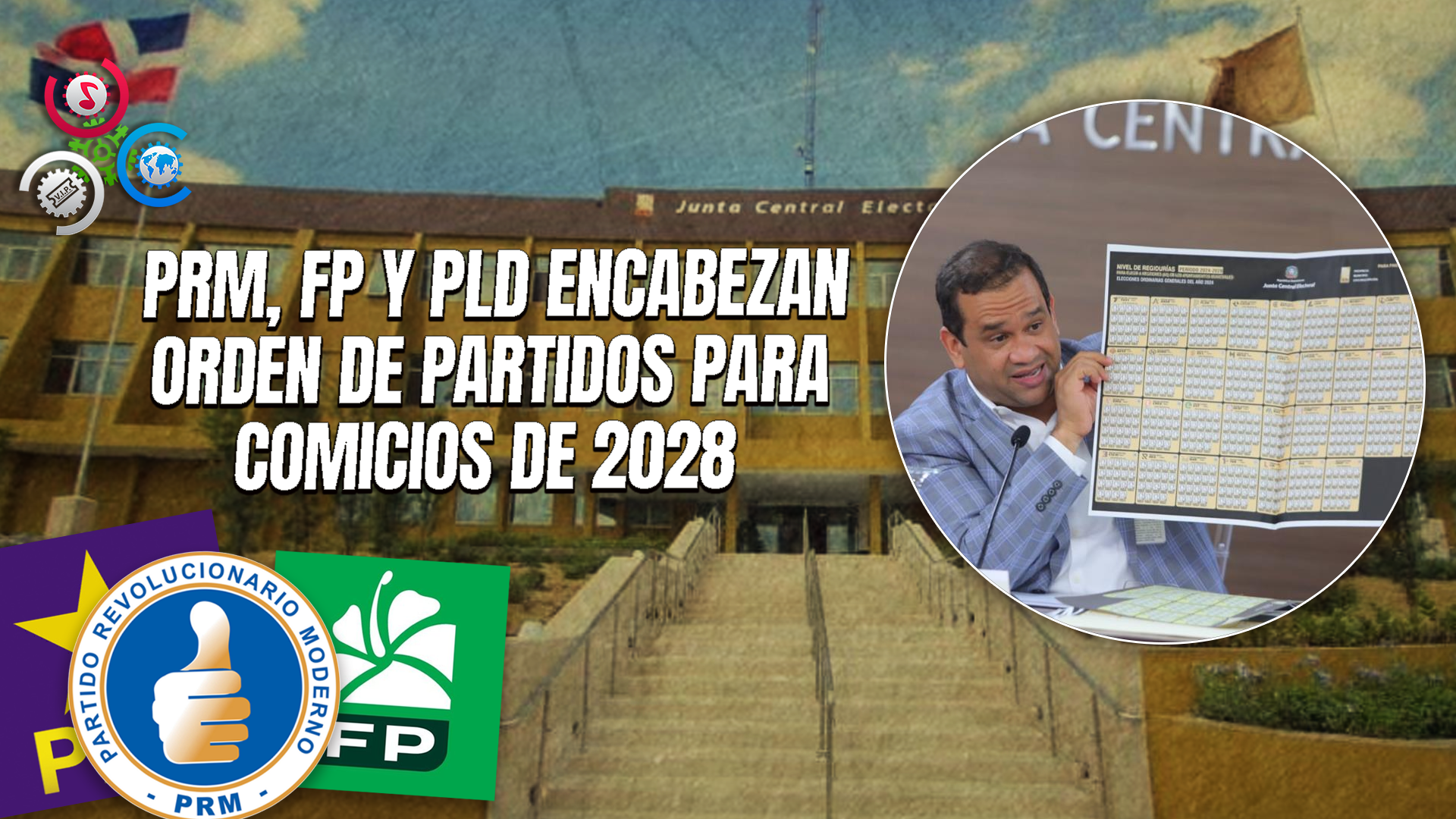 JCE Define El Orden De Los Partidos En Boletas Electorales Para 2028 Y Disuelve Dos Organizaciones