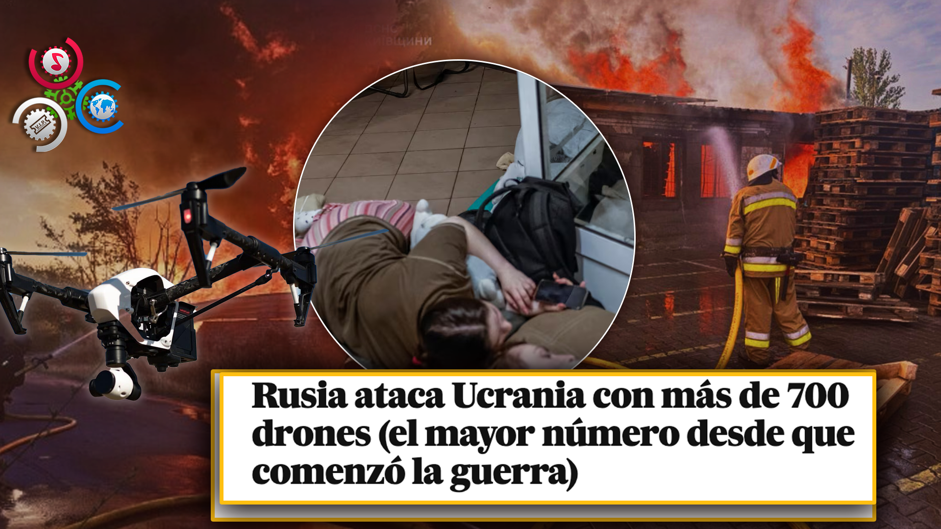 Rusia Lanza Ataque Récord Con Más De 700 Drones Sobre Ucrania En Medio De Crecientes Tensiones Internacionales
