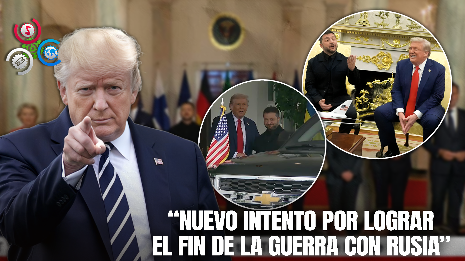 Donald Trump Recibe A Zelensky Y Líderes Europeos En La Casa Blanca