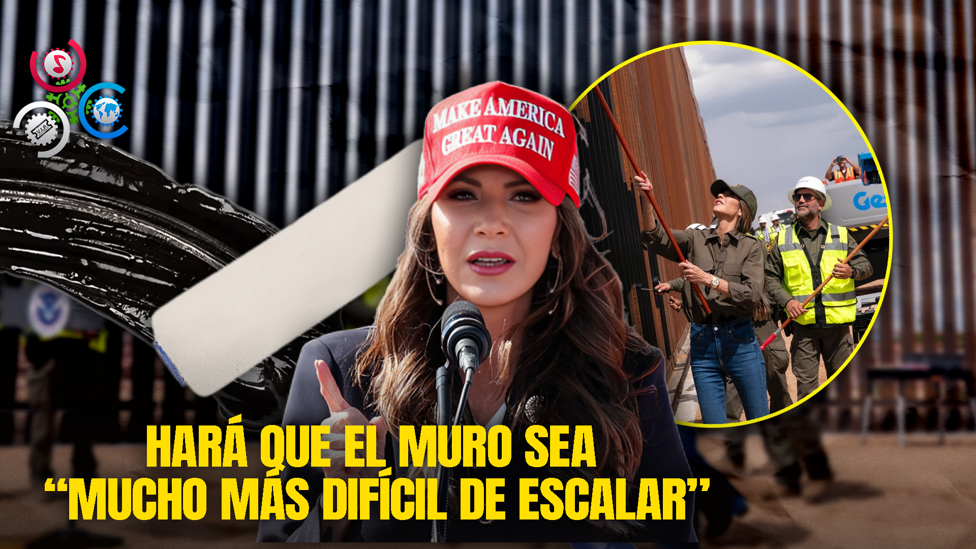 EE. UU. Pinta Muro Fronterizo De Negro Para “tostar” A Quienes Intenten Escalarlo