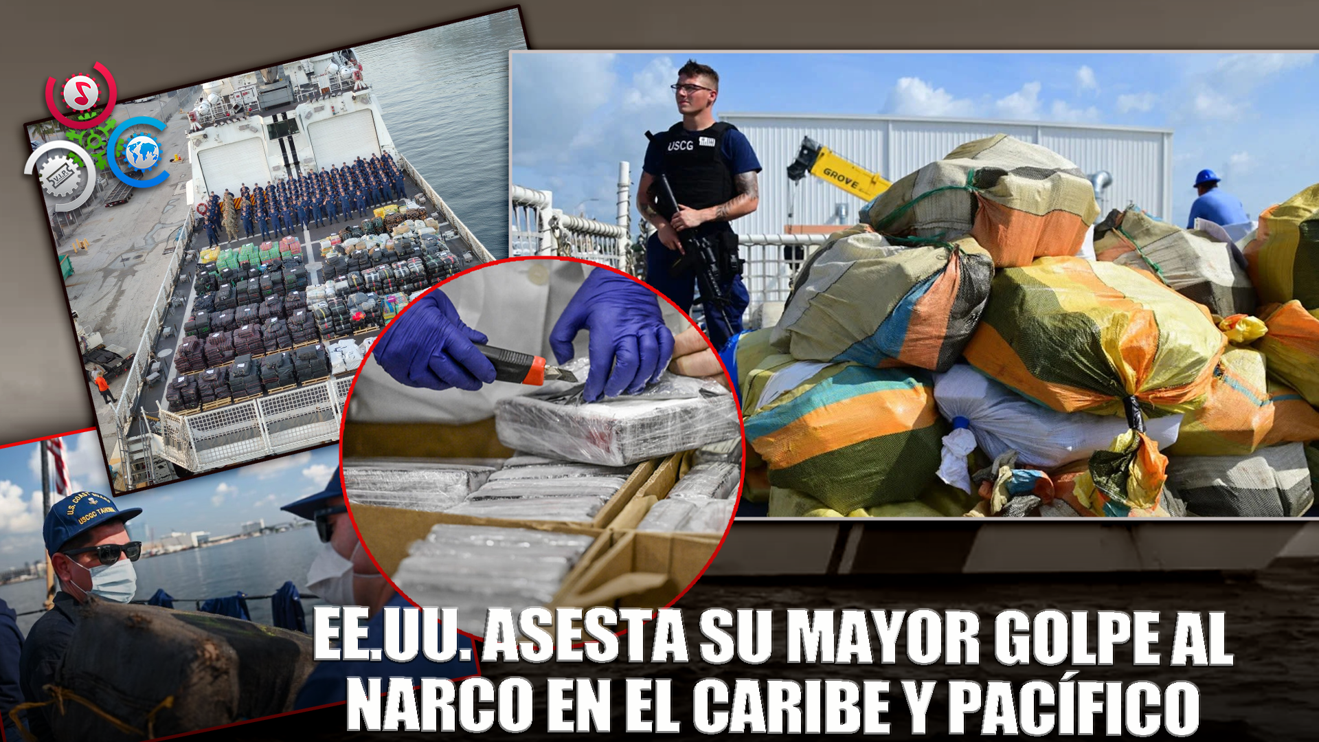 EE.UU. Anuncia La Mayor Incautación De Drogas En El Caribe Y El Pacífico
