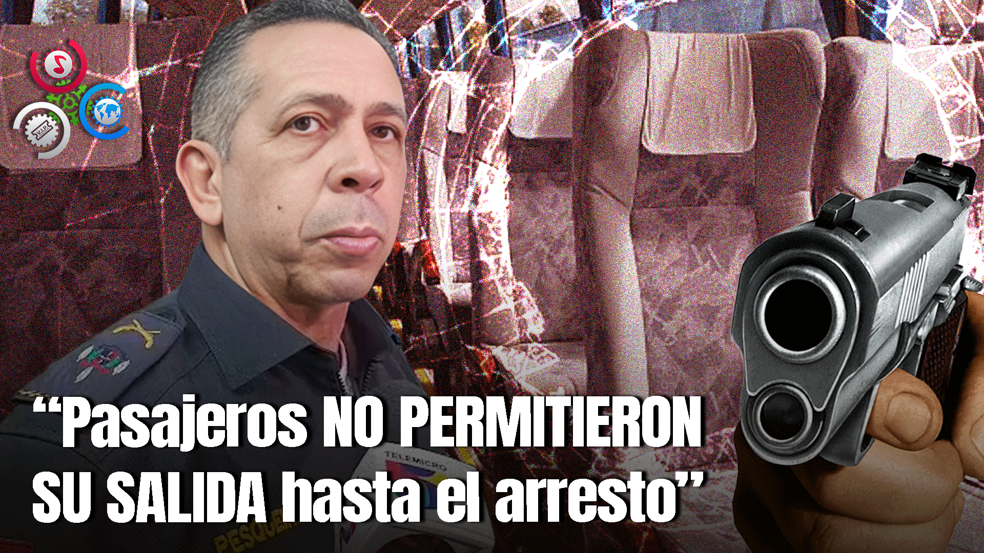 PN Arresta A Hombre Que Ultimó A Otro E Hirió De Bala Por Un Asiento En SDE
