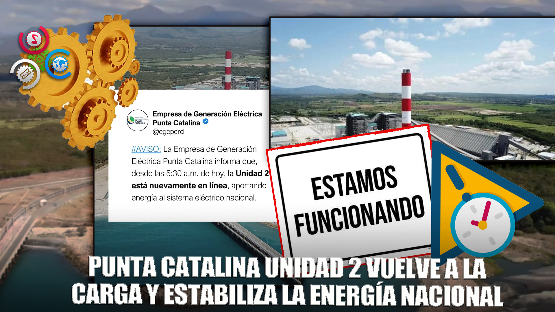 Punta Catalina Unidad 2 Vuelve A Generar Energía