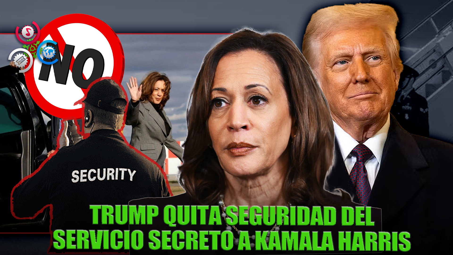 Trump Retira La Protección Del Servicio Secreto A Kamala Harris