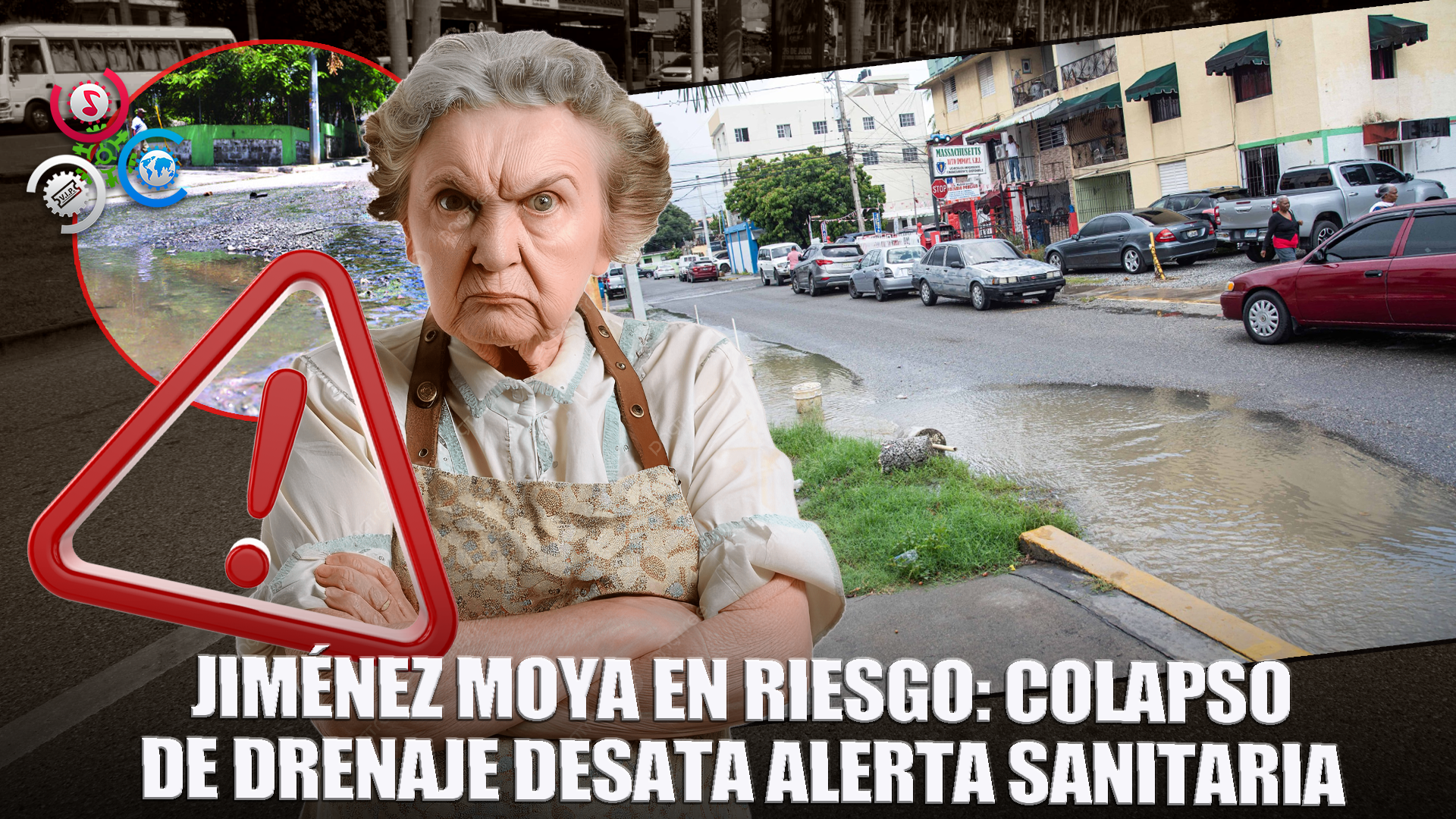 Alertan Sobre Condiciones Insalubres En Jiménez Moya Por Colapso De Sistema De Drenaje
