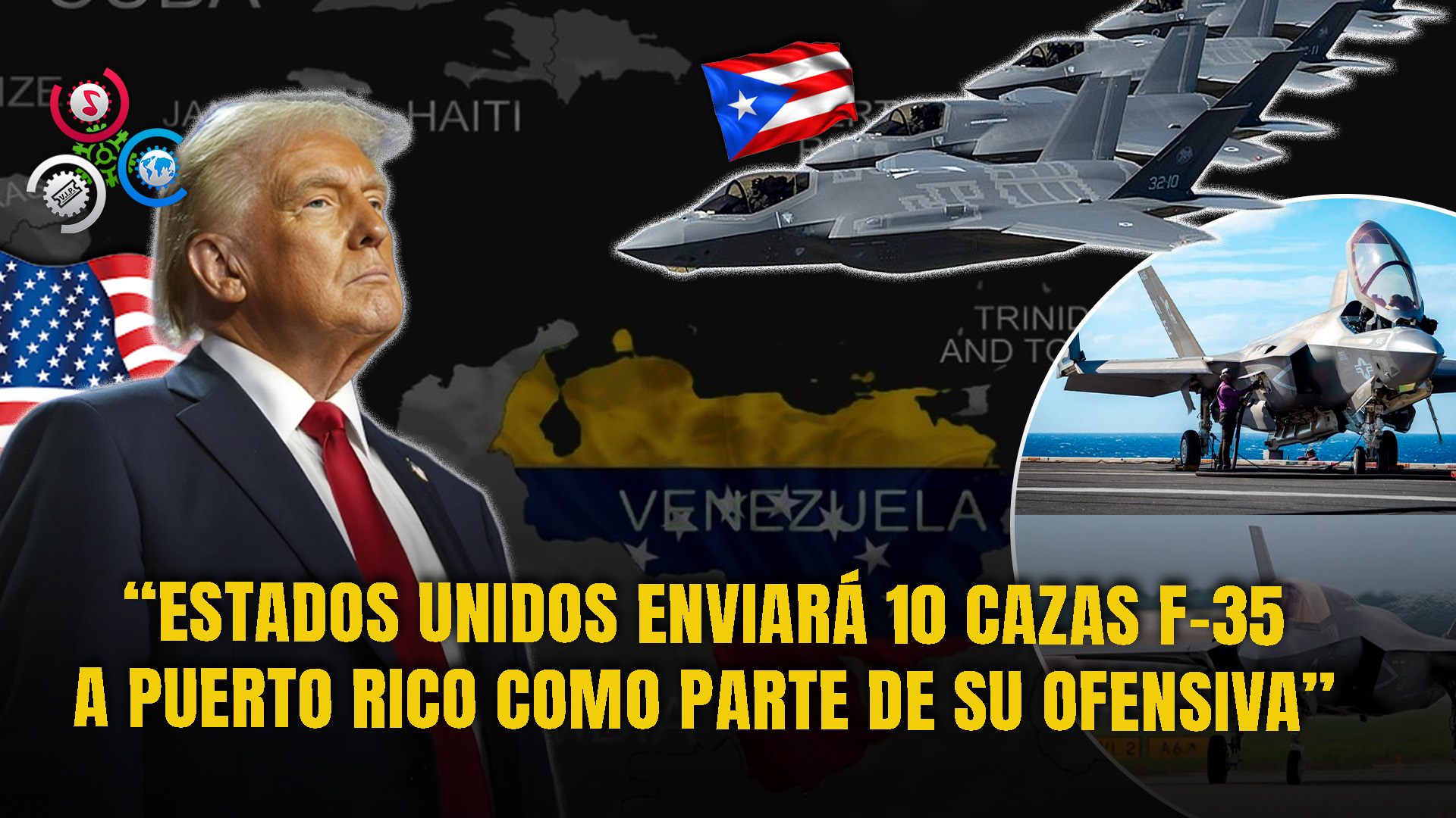 EE. UU. Desplegará 10 Cazas F-35 En Puerto Rico En Medio De Tensiones Con Venezuela