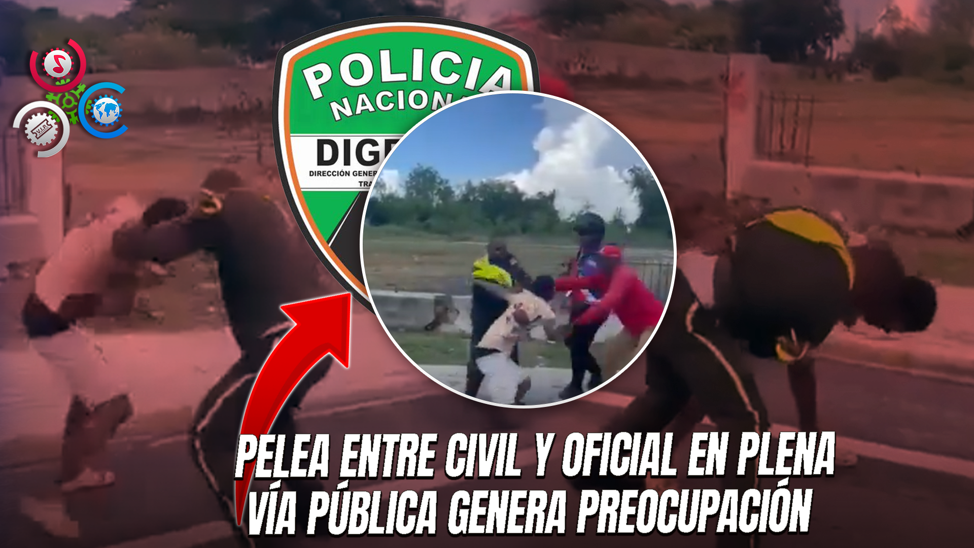 ¡Motorista Y Agente De DIGESETT Se Enfrentan A Golpes En Higüey!