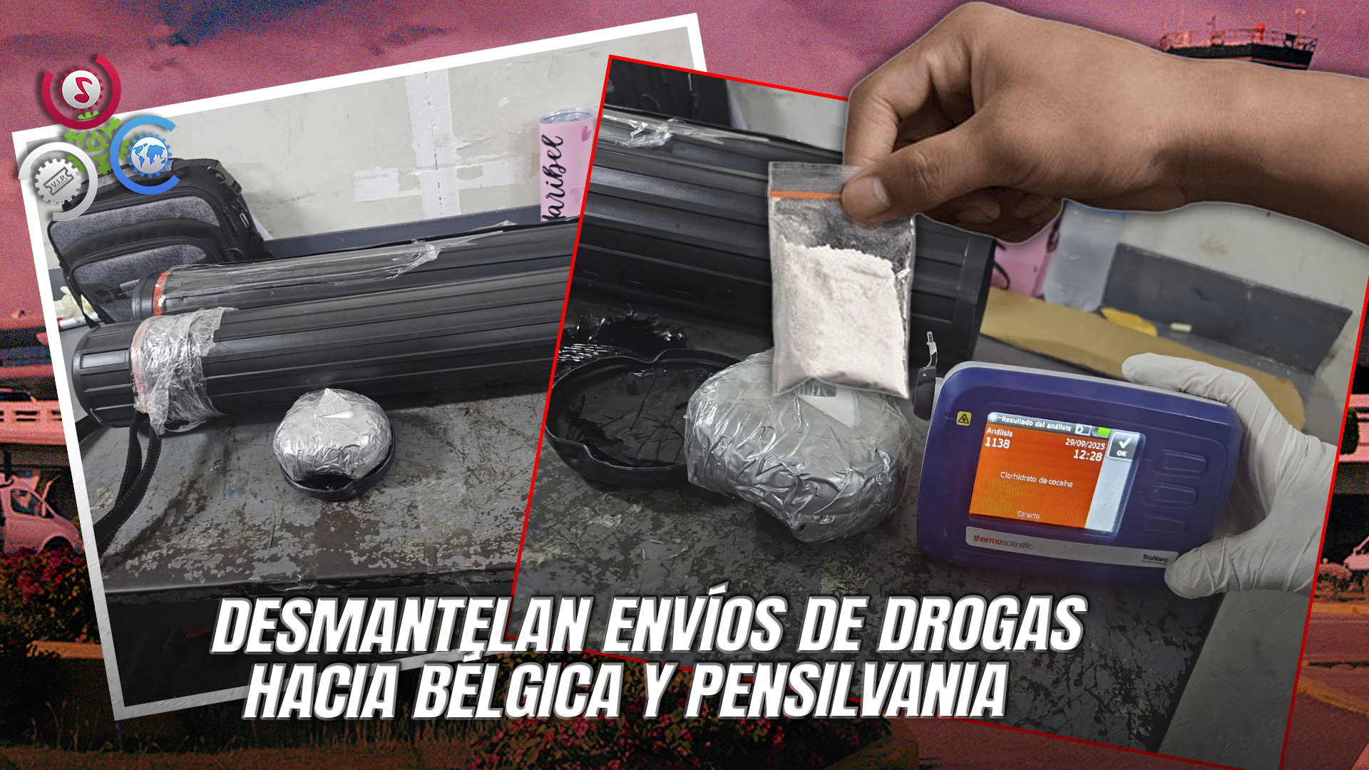 DNCD Y Ministerio Público Incautan Cocaína Oculta En Paquetes Con Destino A Europa Y EE. UU.