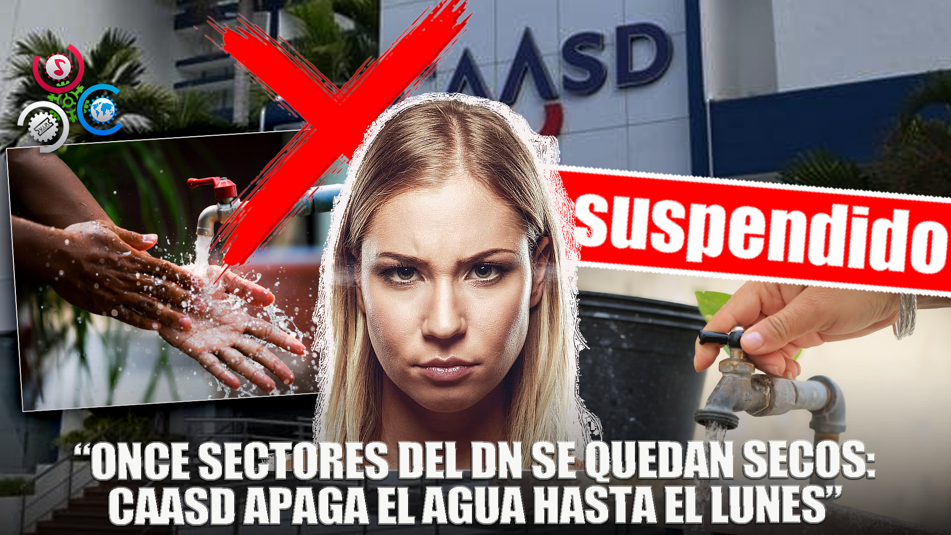 Caasd Suspenderá Servicio De Agua Potable En Varios Sectores Del DN Hasta El Lunes