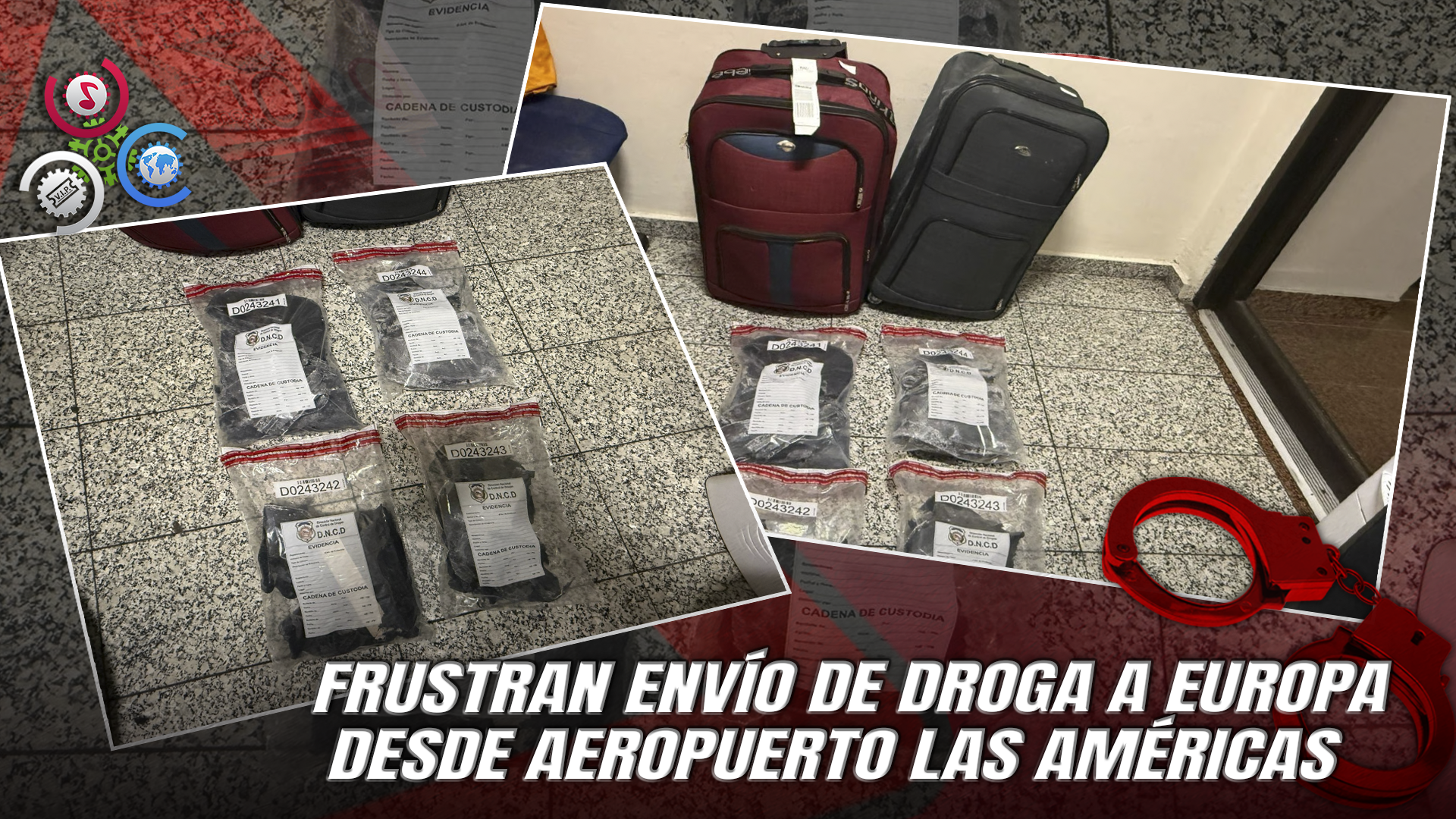 Detienen Mujer Croata En El AILA Con Cuatro Paquetes De Presunta Cocaína Ocultos En Doble Fondo