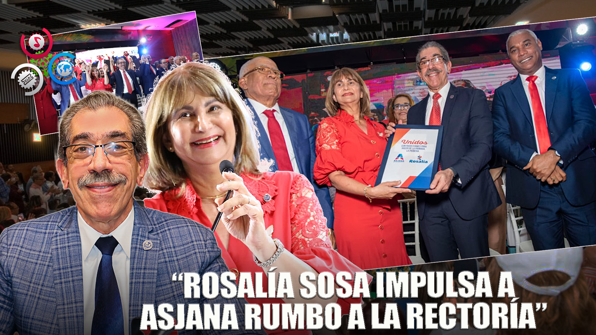 Jorge Asjana David Y Rosalía Sosa Sellan Alianza Por La Rectoría De La UASD