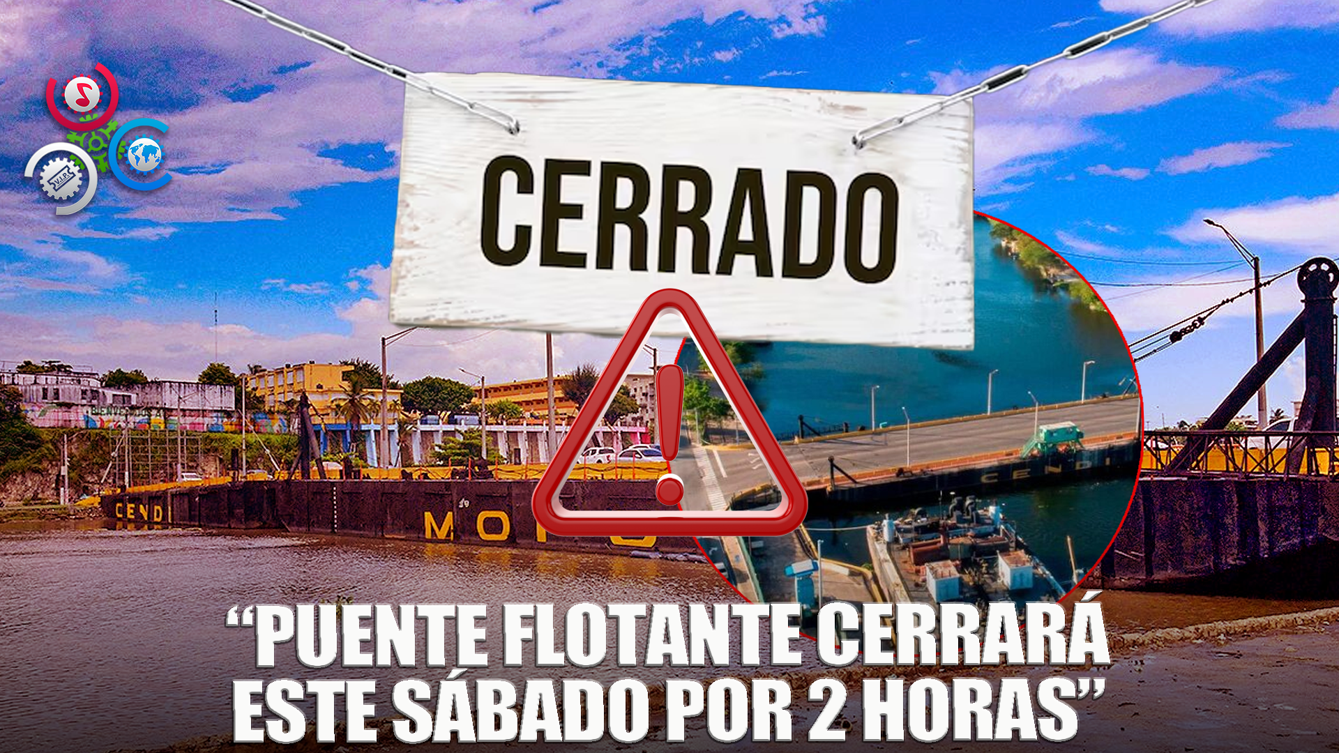 MOPC Informa Cierre Del Puente Flotante Por Dos Horas Este Sábado