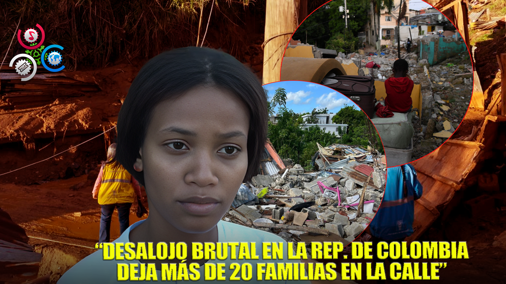 Más De 20 Familias A La Deriva Tras Desalojo Por Ampliación De La Rep. De Colombia