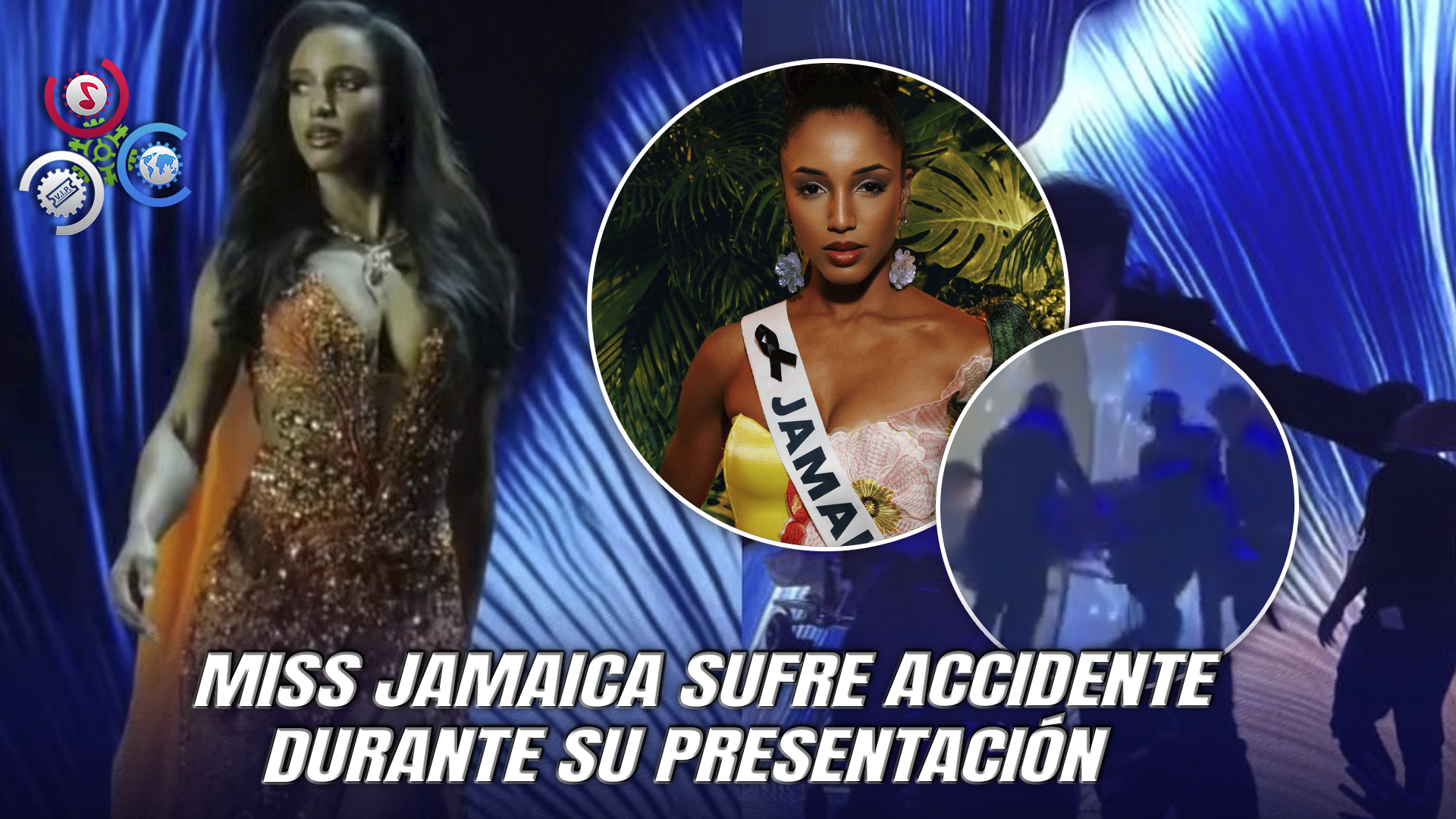 Miss Universo 2025: Miss Jamaica Sufre Aparatosa Caída Durante La Competencia Preliminar Y Es Retirada En Camilla