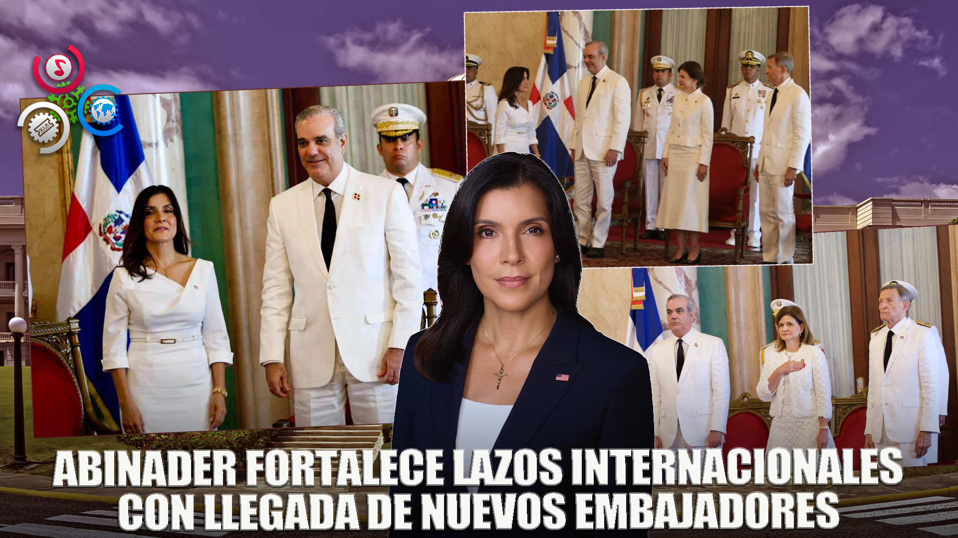 Presidente Abinader Recibe Cartas Credenciales Leah Francis Campos Embajadora De EE.UU.