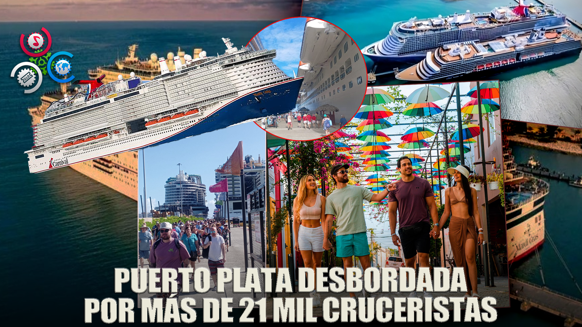 Puerto Plata Colapsa De Turismo: Más De 20 Mil Cruceristas Invaden La Ciudad En Un Solo Día