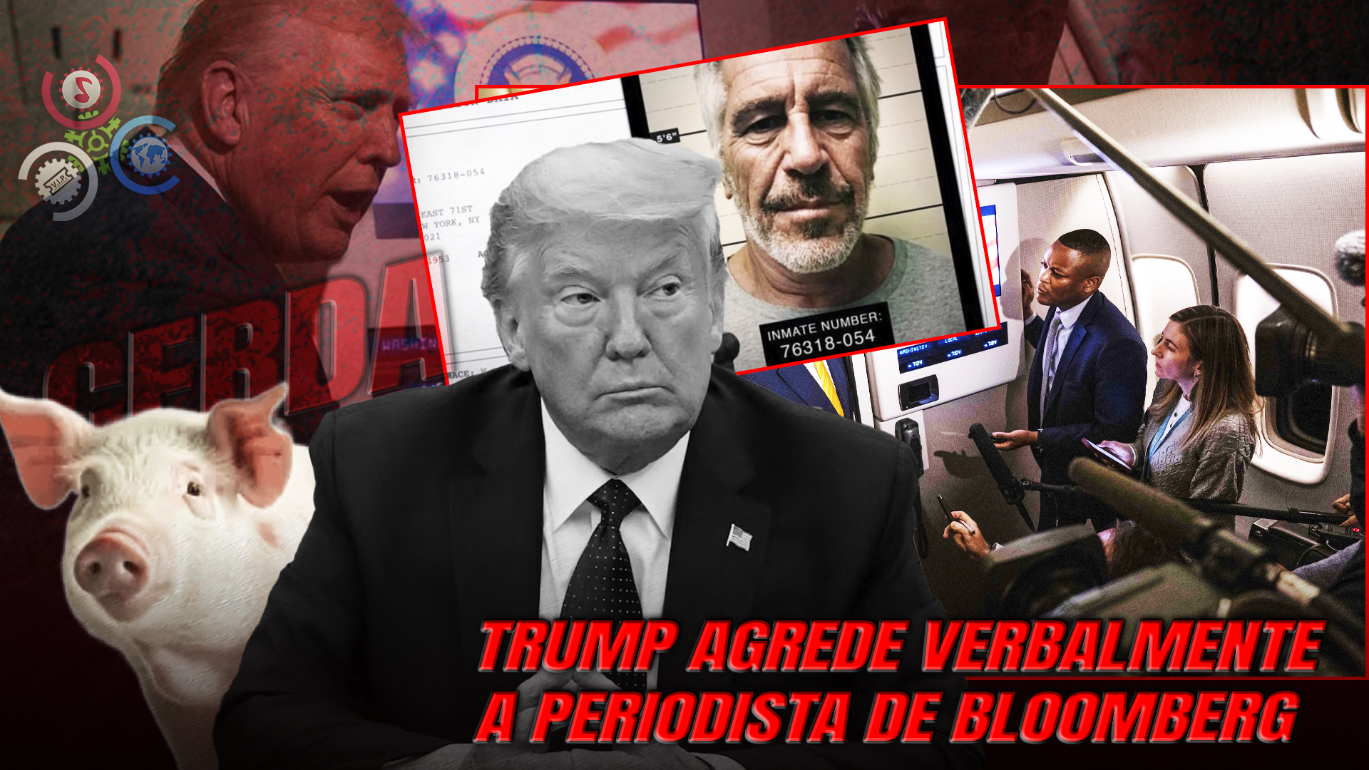 El Incidente Completo: Trump Llama “cerdita” A Reportera Que Le Preguntó Por Archivos Vinculados A Epstein