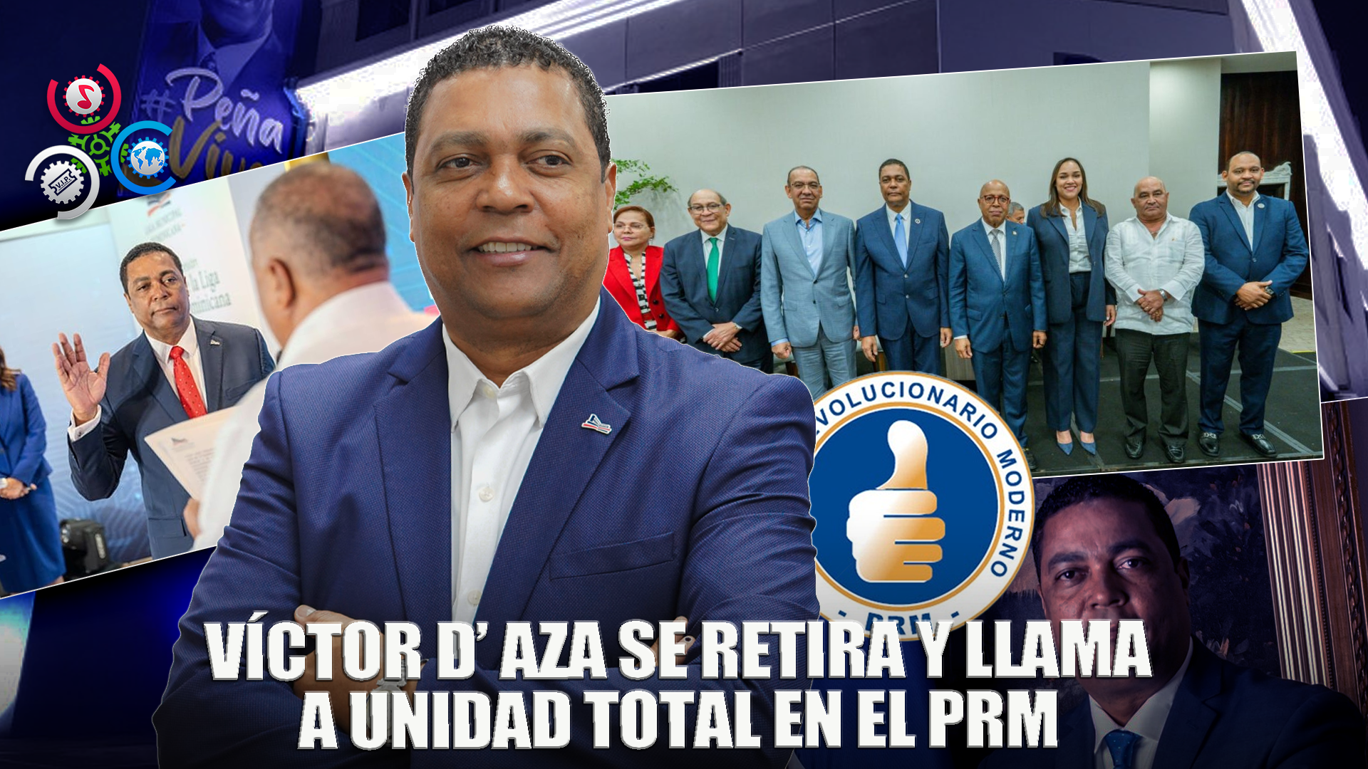 Víctor D’ Aza Retira Aspiraciones Presidenciales Y Llama A Unidad Del PRM