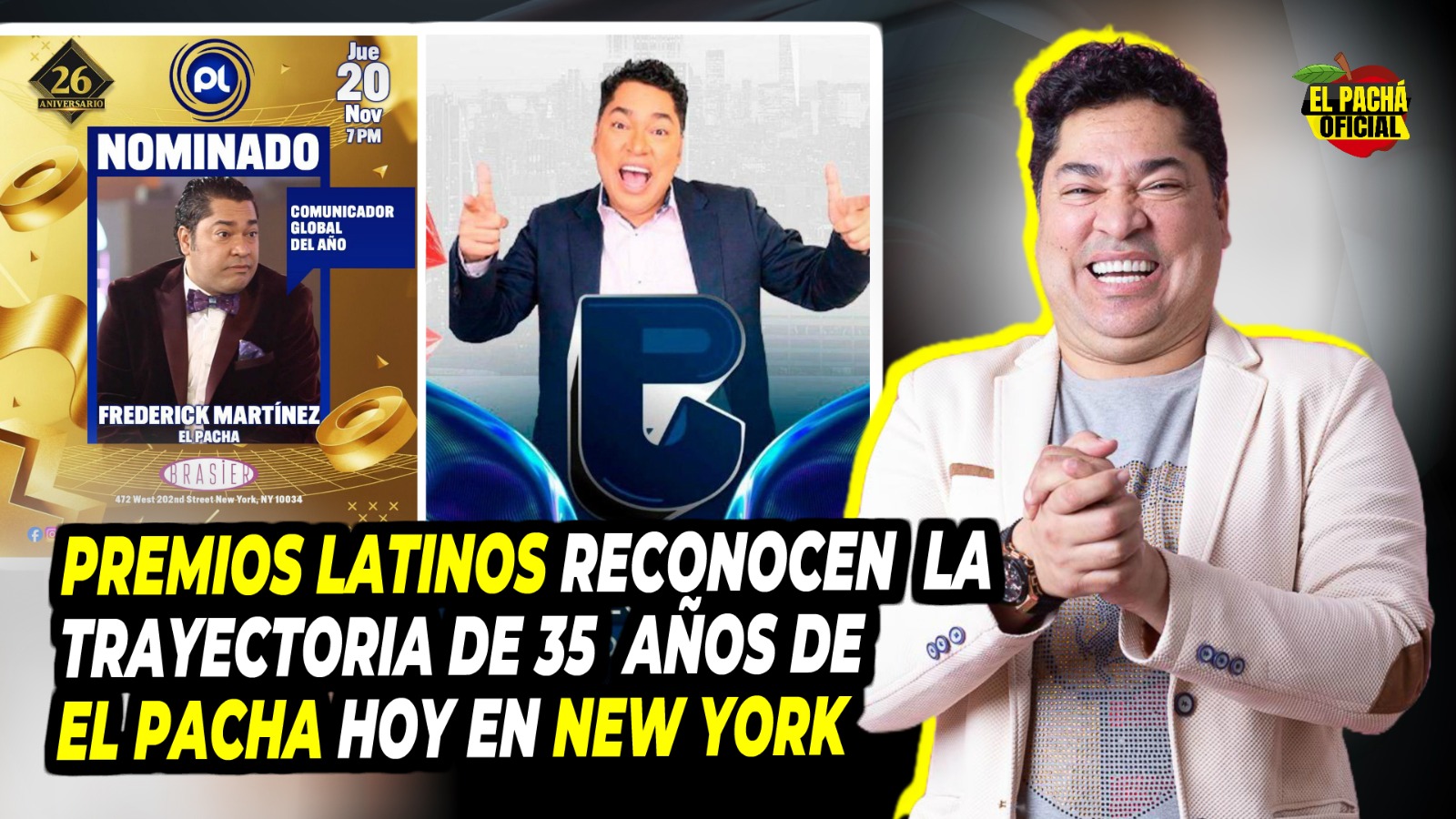 Premios Latinos Reconocen La Trayectoria De 35 Años De El Pacha En New York