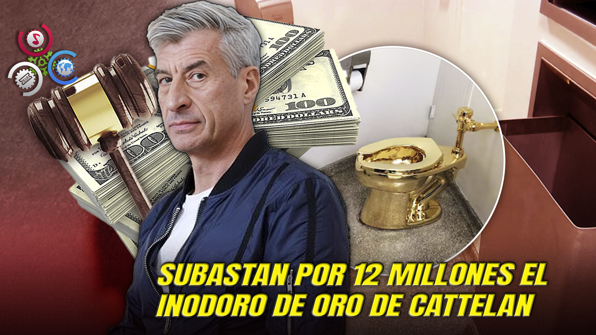 ¡Subastan Inodoro De Oro Por $12 Millones De Dólares!