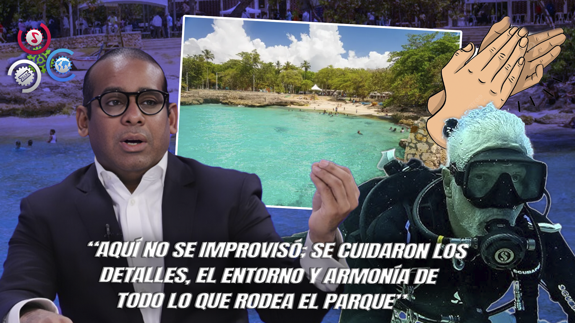 Aníbal Díaz Destaca Impacto Positivo Del Remozamiento Del Parque Submarino La Caleta