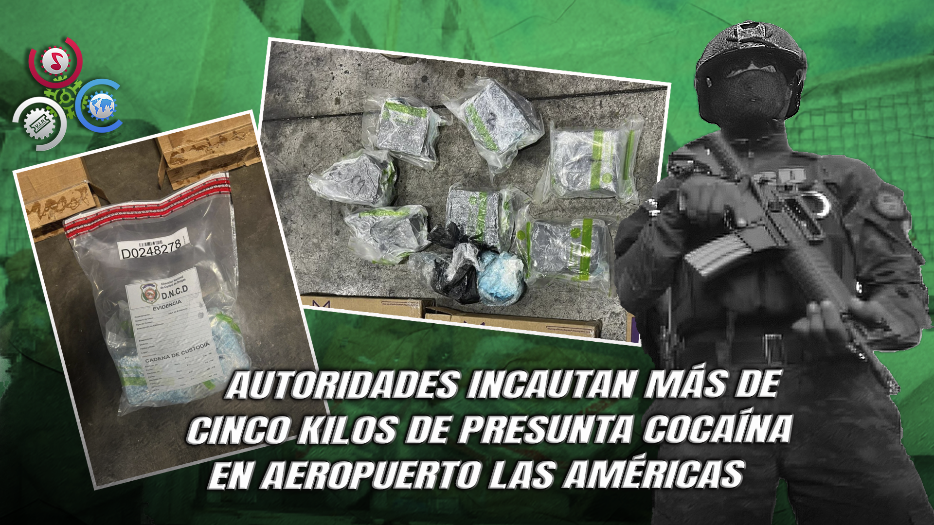 Detectan En El AILA Ocho Paquetes De Droga Ocultos En Carga Con Destino A Madrid