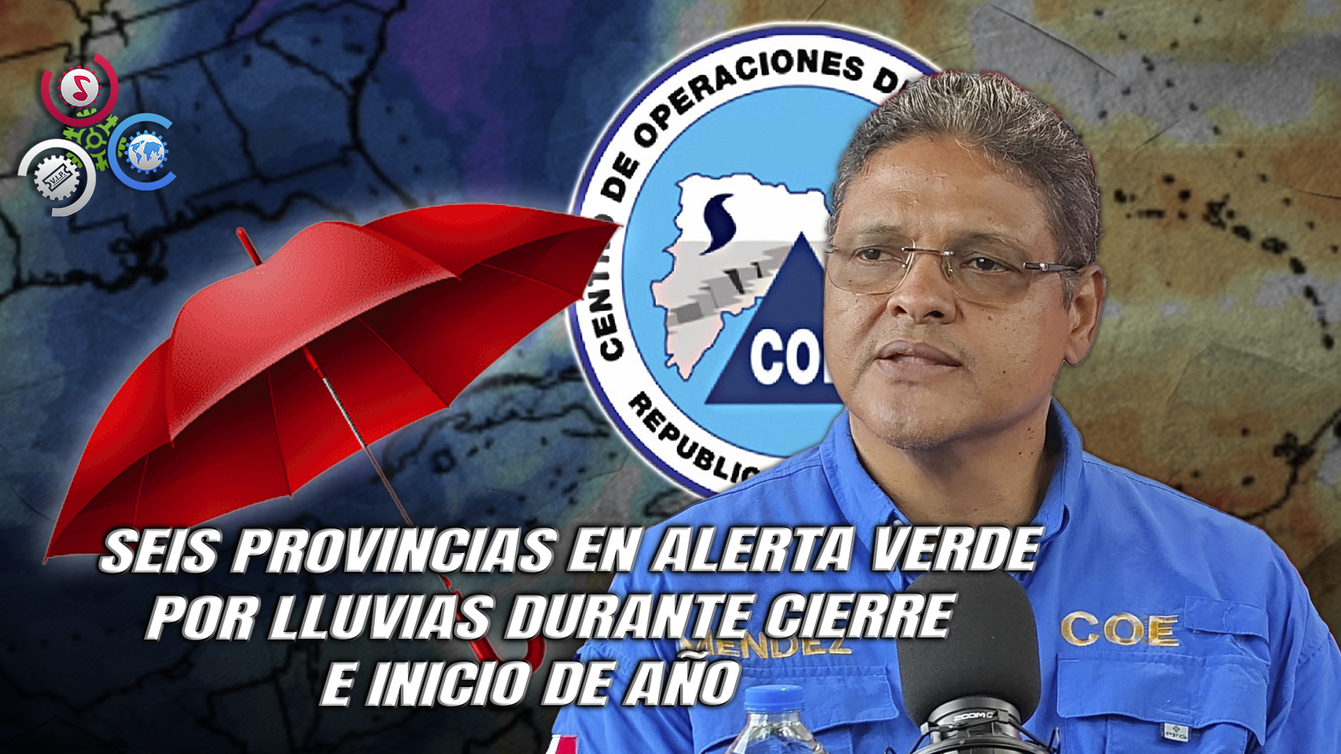 COE Advierte Lluvias Y Refuerza Operativo “Conciencia Por La Vida” Para Año Nuevo