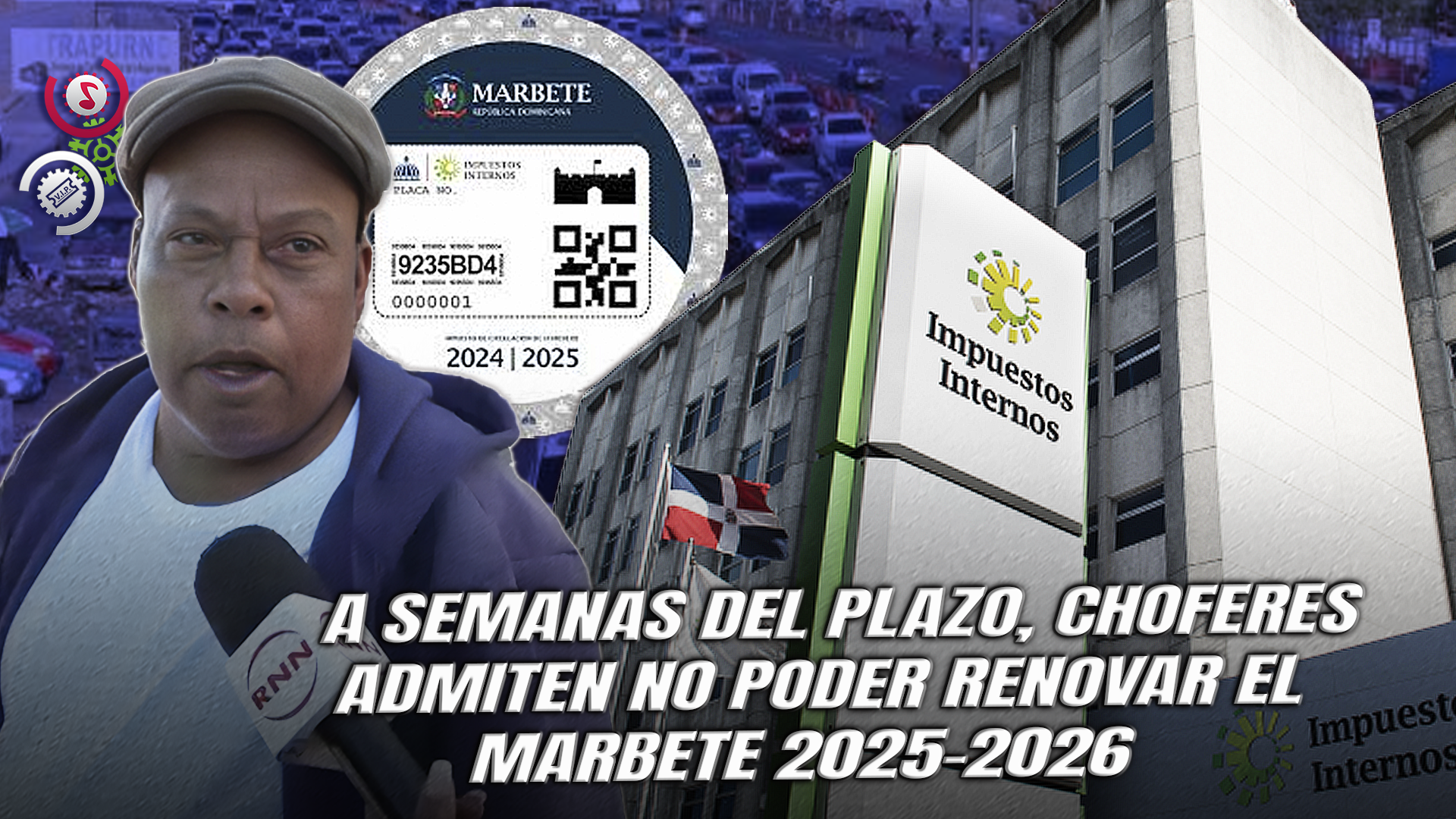 Choferes Del Transporte Público Rezagados En La Renovación Del Marbete Por Dificultades Económicas