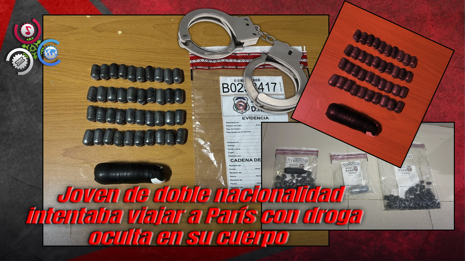 DNCD Arresta Extranjera De 22 Años En El AILA Con 138 Bolsitas De Presunta Cocaína