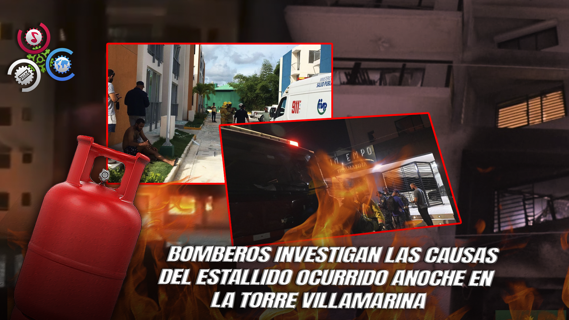 Explosión De Tanque De Gas En Torre Del DN Deja Cinco Heridos Y Obliga Desalojo Total Del Edificio