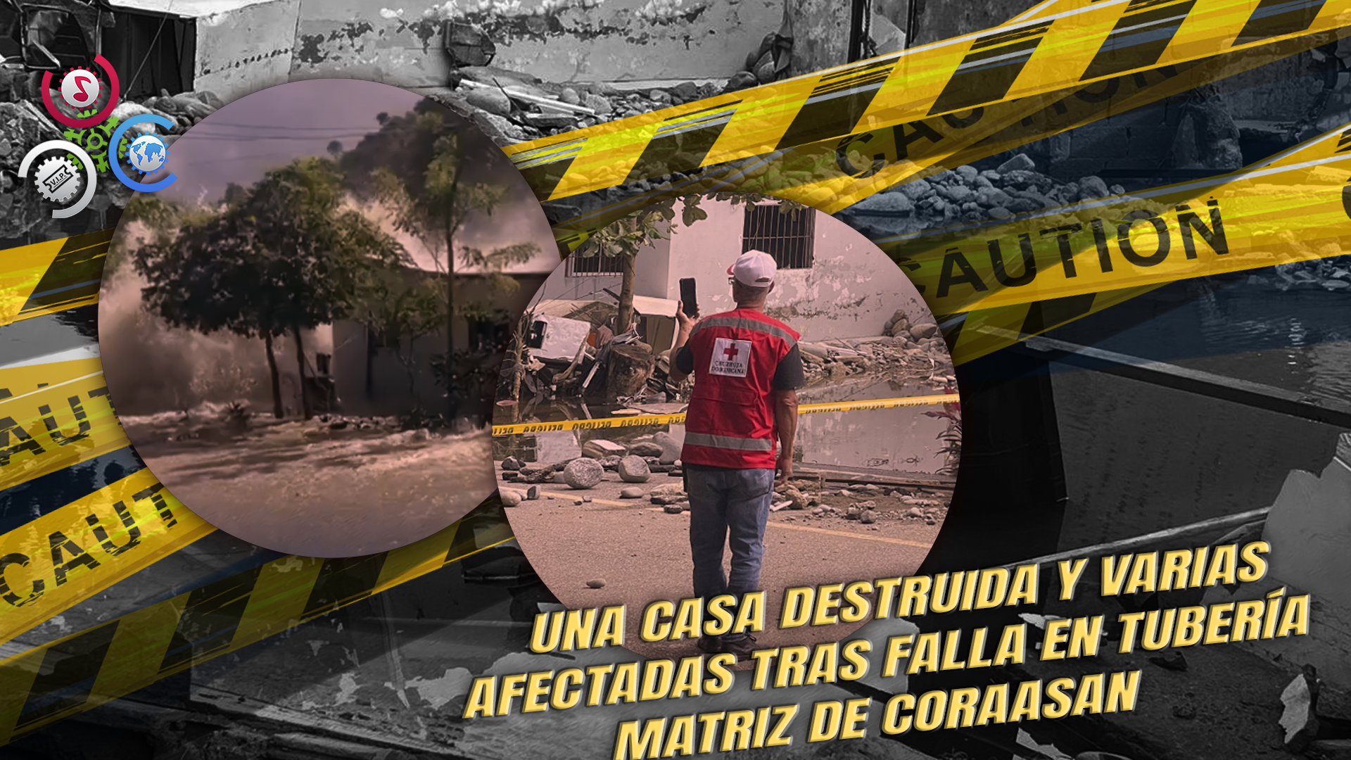 Explosión De Tubería Arrasa Viviendas En Santiago Y Deja Comunidades Sin Agua