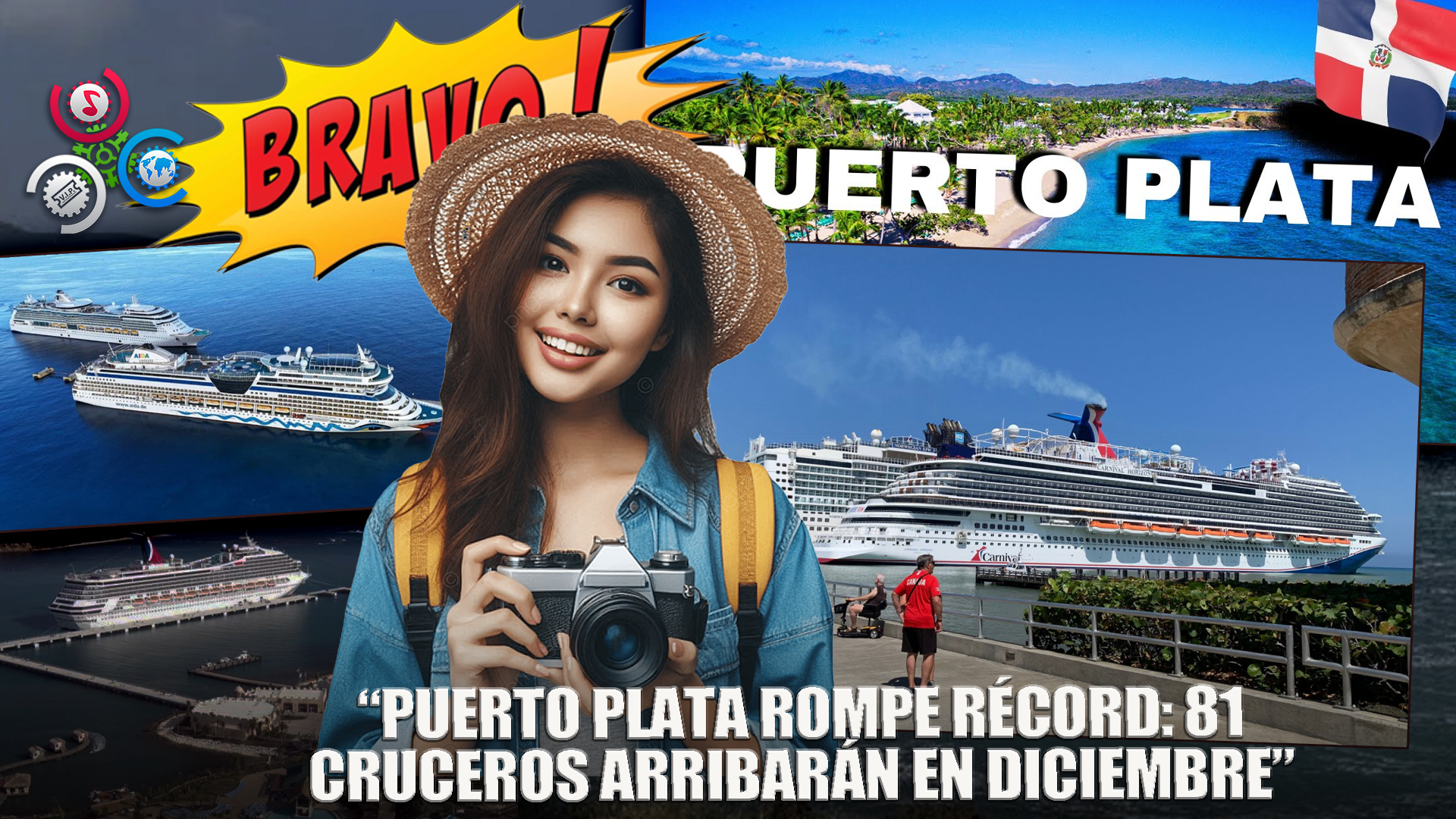 Puerto Plata Recibirá 81 Cruceros En Diciembre, E Igualará Récord Con Enero De Este Año