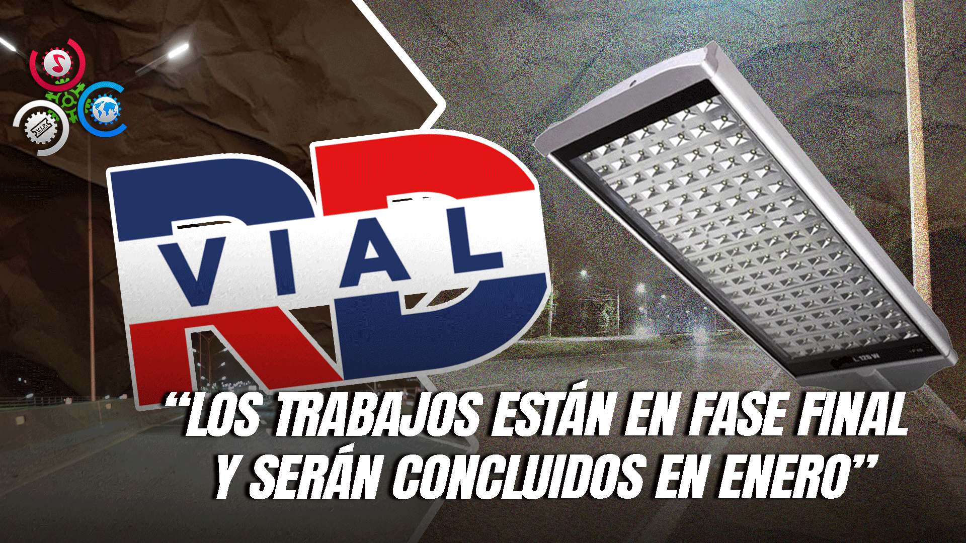 RD Vial Refuerza La Seguridad Vial En La Autopista Duarte Con Moderna Iluminación Solar En Puntos Críticos