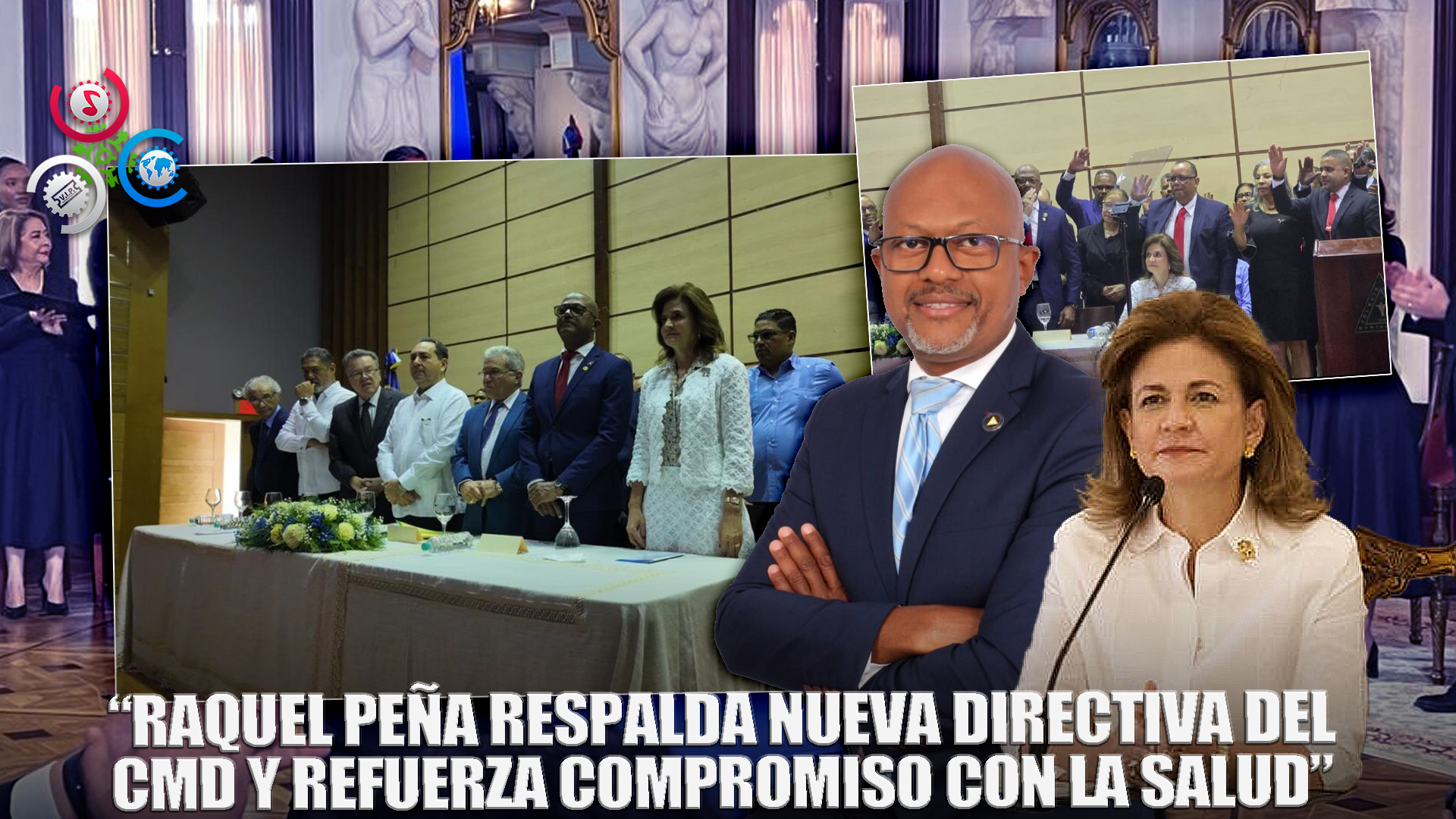 Raquel Peña Participa En Juramentación De Nueva Directiva Del CMD